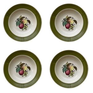 Vintage Metlox Poppy Trail Provincial Fruit Dinner Plate